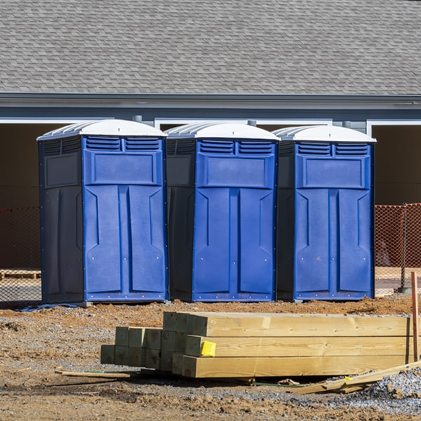 are there different sizes of portable restrooms available for rent in Maxwell